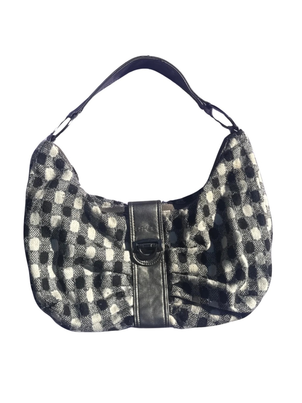 Dakine Slouchy Black Grey Shoulder Bag